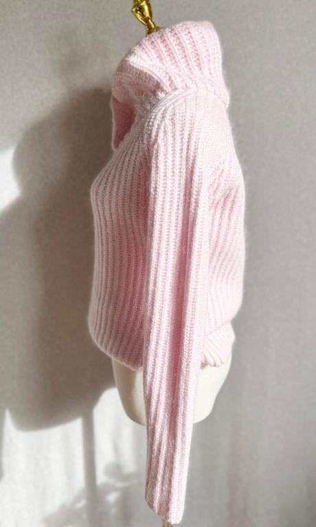 Hrejivý pulóver so šálovým golierom, s