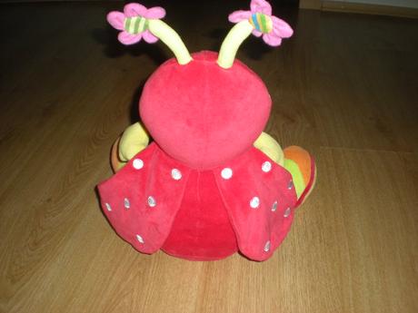 Lienka plysova, hrkalka, 