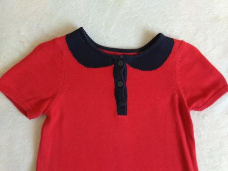 Červené šaty, tunika, 80