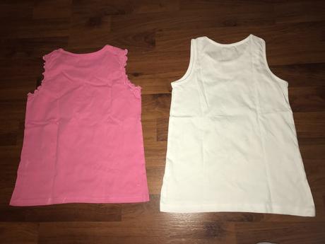 Letný dievčenský balík - tielka, ponožky, kraťase, 104–116