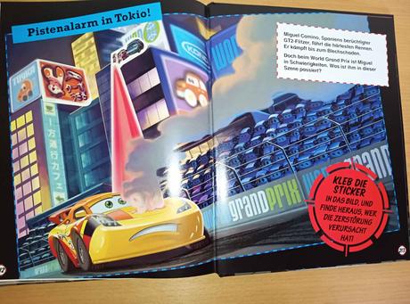 Cars - kniha s omaľovánkami a nálepkami,