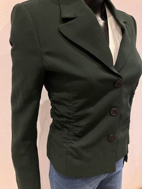 Dámske tmavozelené sako zara (s), zara,s