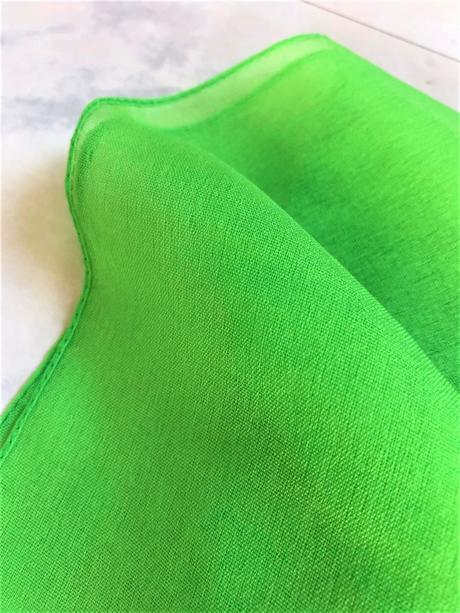 Luxusná šifónová šatka na krk, l