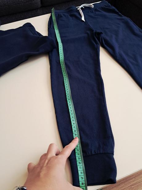 Tmavomodre teplaky h&m v.134/140, h&m,134