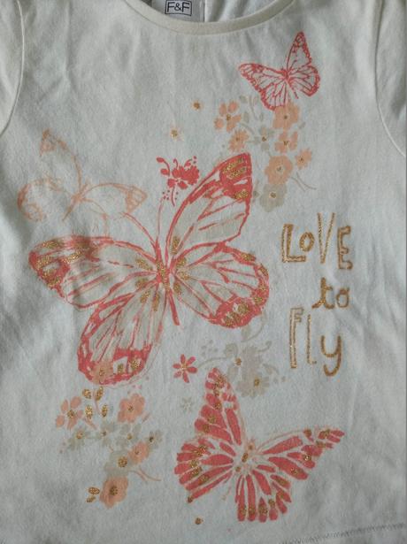 Tričko s motýlikmi, f&f,92