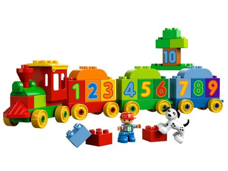 Lego duplo number train, 