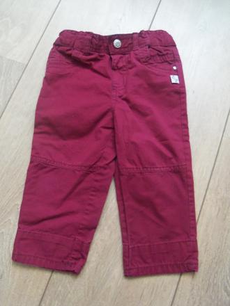 Bordové nohavice, baby,74