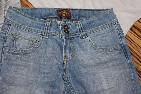 Riflové kraťasy bershka v. 34, 146