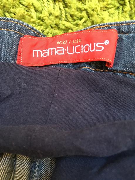 Tehu rifľové nohavice mama licious, s