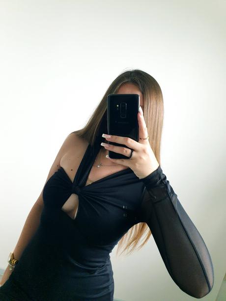 Čierne šaty 38, 38