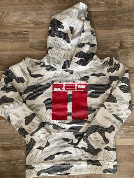 Dámska maskáčová mikina double red, l