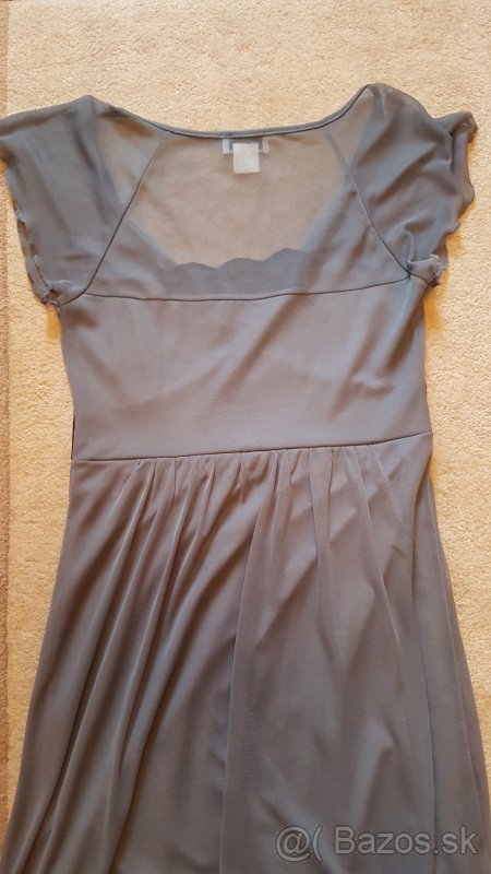 Krátke sivé šaty, bonprix,s
