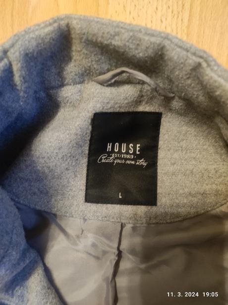 Prechodný kabát l, house,l