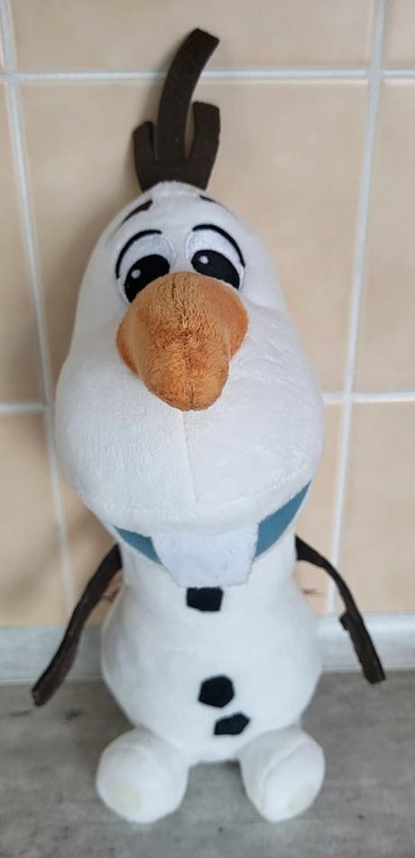 Plyšový olaf z frozen, 