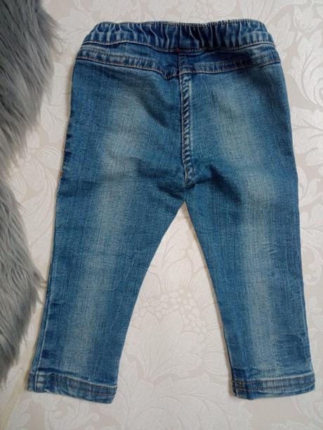 Modré vyšúchané rifle s hviezdičkami (80), 80