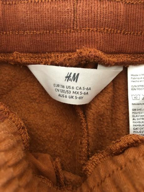 Nohavice, h&m,116