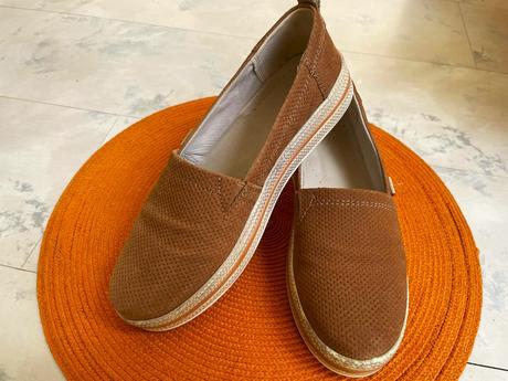 Semišové espadrilky, 38