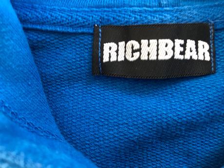 Kapucňová mikina v žiarivej modrej, 122