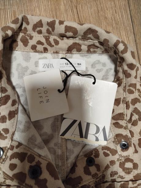 Riflové šaty, zara,164