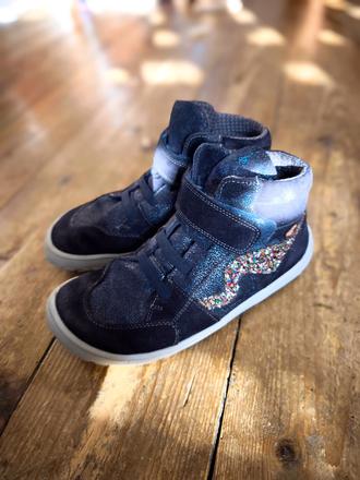 Celoročné vyššie kožené prechodné barefoot topánky, froddo,34