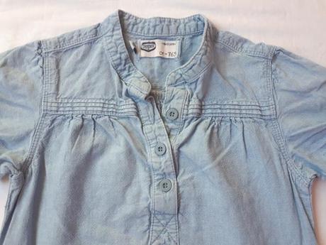 Svetlomodre riflove saty crocker, 116