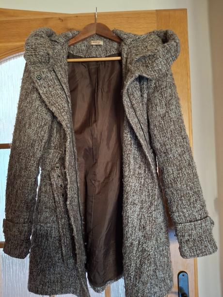 Zimný kabát, h&m,36