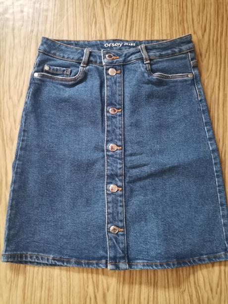 Dámska riflová sukňa orsay č. 34, orsay,34