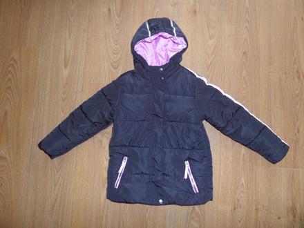 Zimná bunda s pásikmi, takko,128