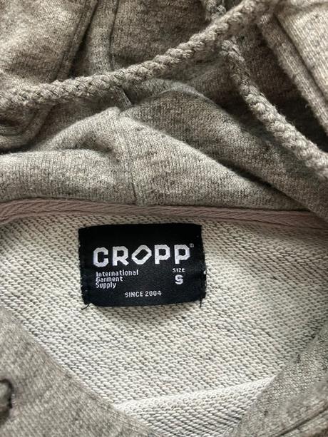 Šeda mikina cropp, s
