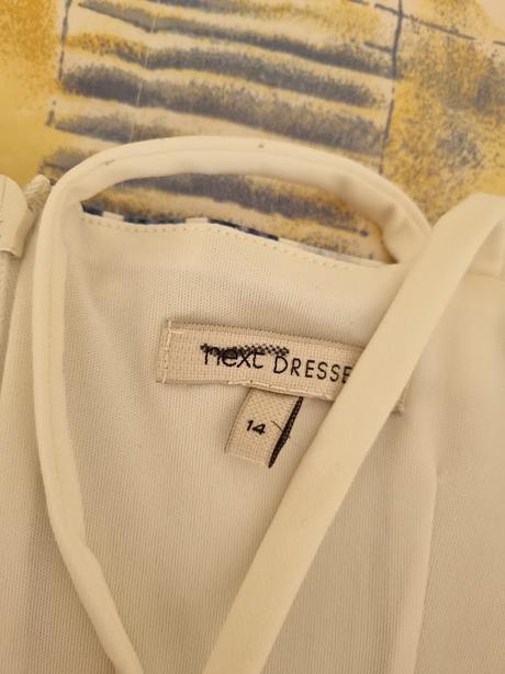 Modro biele púzdrové šaty next 40, next,40