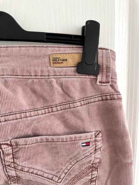 Džínsová manšestrová sukňa tommy hilfiger, tommy hilfiger,m