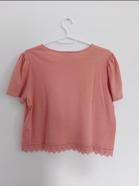 Crop voľné tričko, top, terranova,m