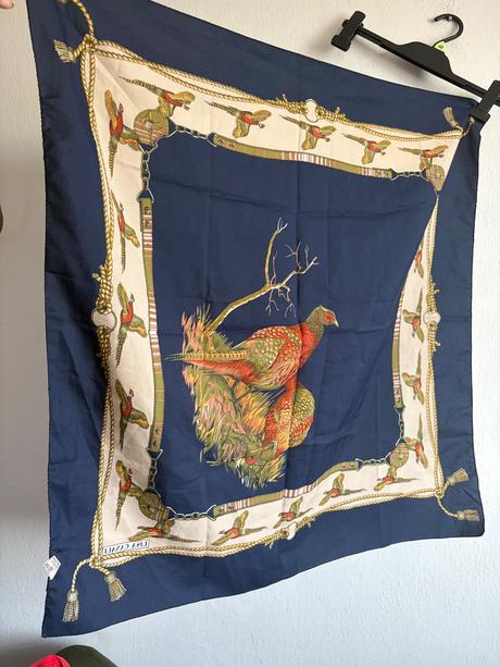 Vintage talianska satka sal motiv polovnicky s baz,