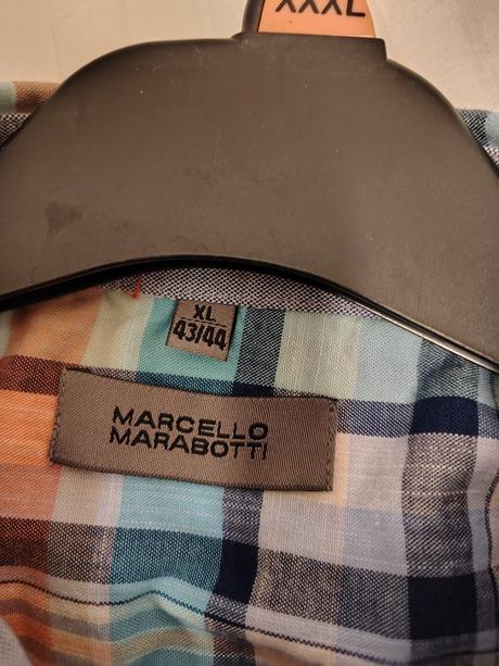 Pánska farebná košeľa, marcello marabotti, xl, xl