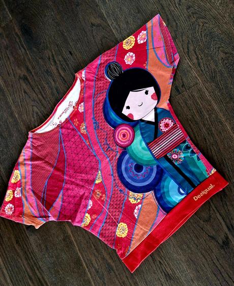 Nadherne volne stylove tricko zn.desigual v152/158, desigual,152