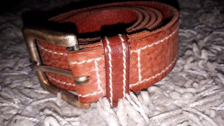 Kožený opasok m/l    80 - 95 cm, 
