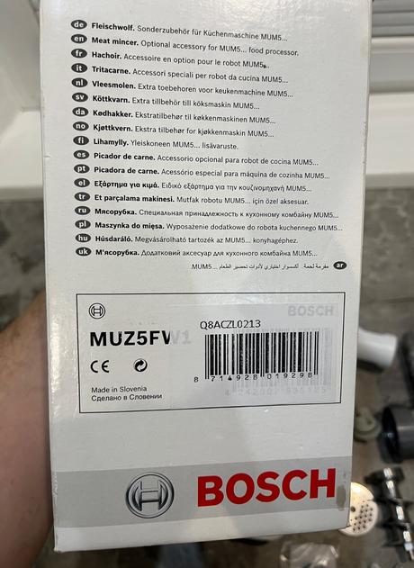 Mlynček bosch mum 5 na kuchynský robot, 