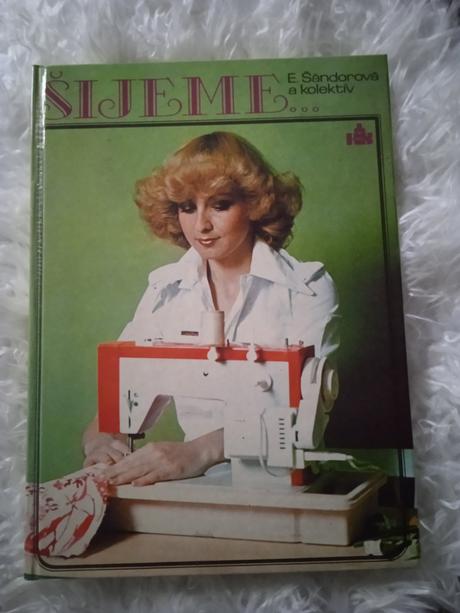 Retro kniha, šijeme,