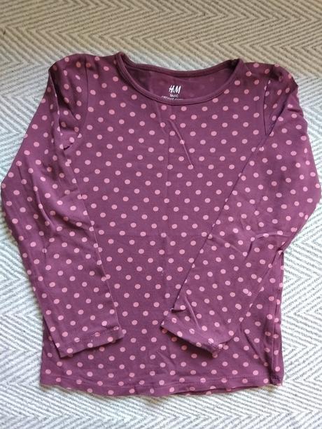 Bodkovane tricko, h&m,110