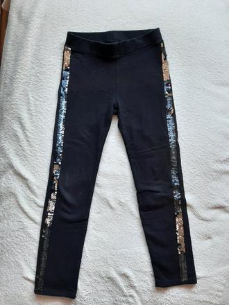 Legíny s flitrami, h&m,122
