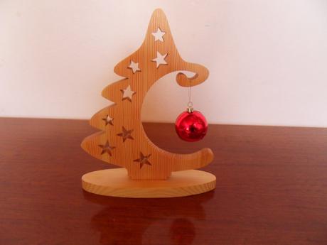 Vianočná drevená dekorácia, 