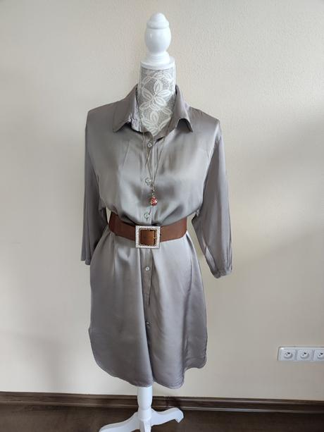 Dámske košeľové šaty, l