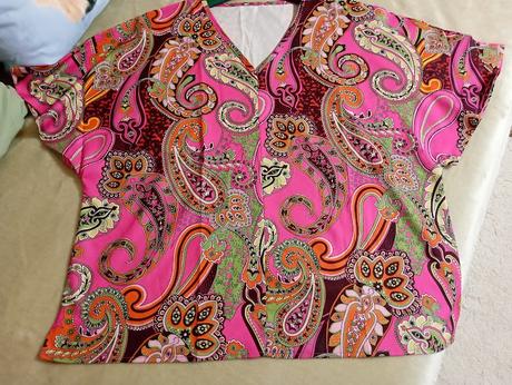 Blúzka s netopierím rukávom, xl