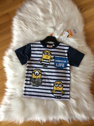 Chlapčenské tričko mimoni - viac veľkostí., 104 / 128