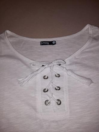 Tričko s dlhým rukávom sinsay l, l