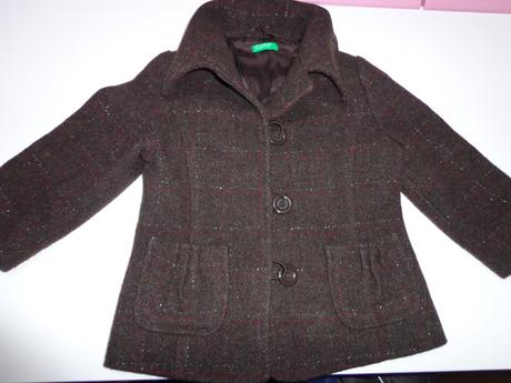 Kabát zn. benetton vel. tak na 2-3r, nenosený, benetton,98