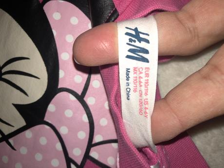 Mikinka minnie, h&m,110