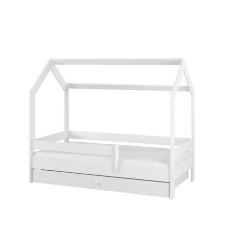 Detská posteľ domček+úložný priestor, šírka (cm): 80,dĺžka (cm): 160