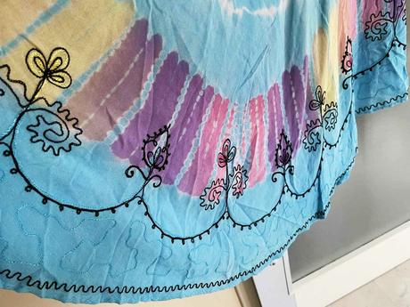 Ľahké letné batikované maxi šaty xl/xxl, xxl