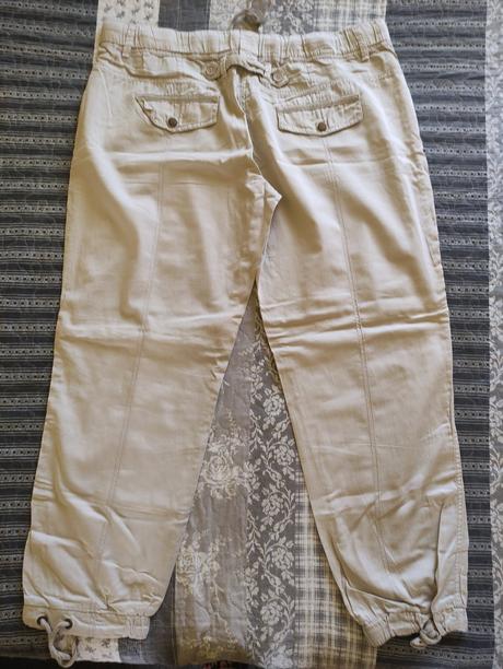 Ľanové nohavice, f&f,46